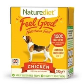 Naturediet Feelgood Chicken 390g thumbnail