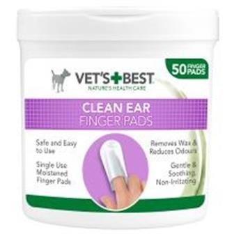 Vets Best Ear Finger Pads 50's thumbnail