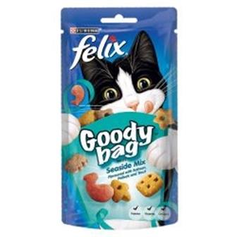 Felix Goody Bag Seaside Salmon & Trout Treats 60g thumbnail