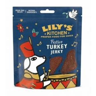 Lily's Kitchen Christmas Turkey Jerky 70g thumbnail 