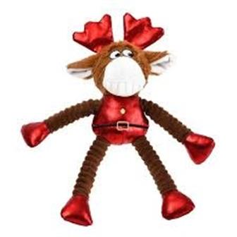 House of Paws Christmas Red Rudulph Rope Dog Toy thumbnail