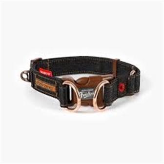 EzyDog Double Up Collar Black Denim Medium thumbnail