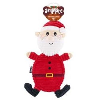 Animate Christmas Santa Flattie Dog Doy 30cm thumbnail 