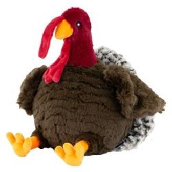 Ancol Tina Turkey Christmas Dog Toy 27cm thumbnail 