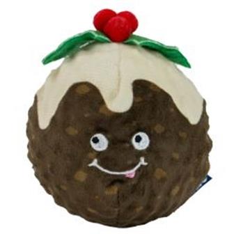 Ancol Bouncing Colin Christmas Pudding Dog Toy thumbnail 