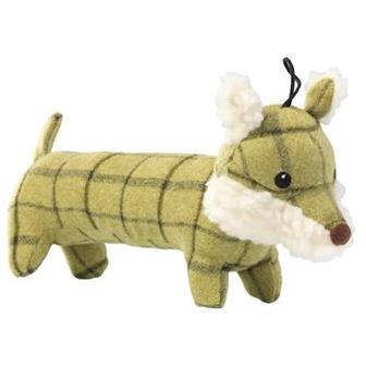 House of Paws Tweed Plush Fox Dog Toy thumbnail 