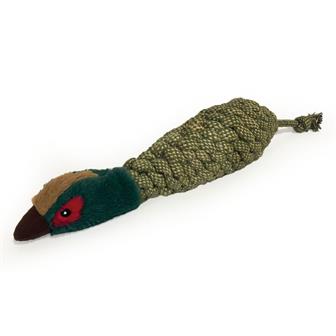 HugglePets Legacy Patricia Ropey Pheasant Dog Toy thumbnail