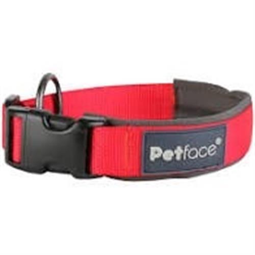 Petface Collar Red Large Image 1