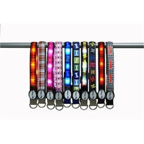 Dog-E-Glow I Love Collar Large Image 1