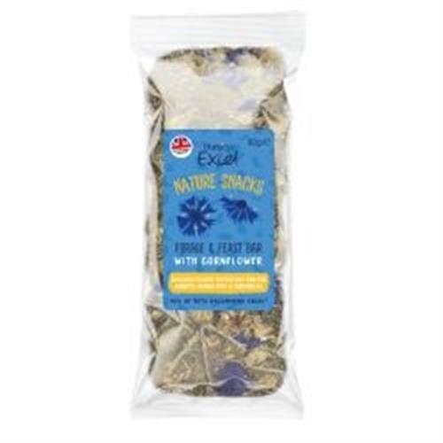 Burgess Excel Nature Snacks Forage & Feast Bar Cornflower 60g Image 1