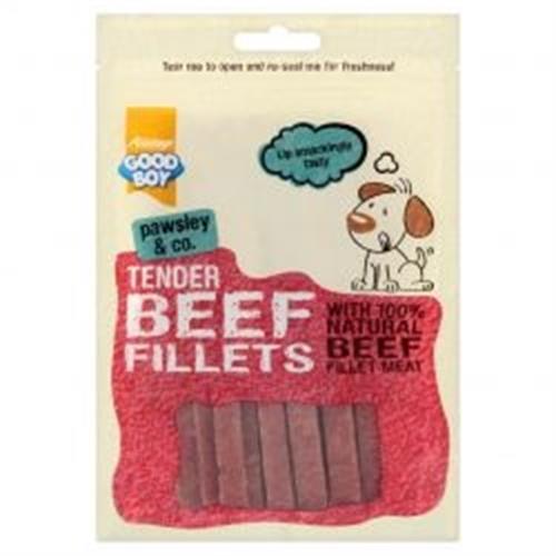 Good Boy Tender Beef Fillets 80g Image 1