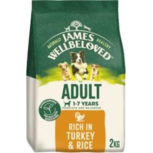 James Wellbeloved Adult Dog Turkey & Rice 2kg Image 1