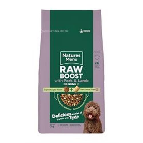 Natures Menu Raw Boost Complete Dog Food Pork & Lamb 3kg Image 1