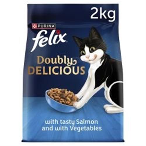 Felix Doubly Delicious Salmon & Veg 2kg Image 1