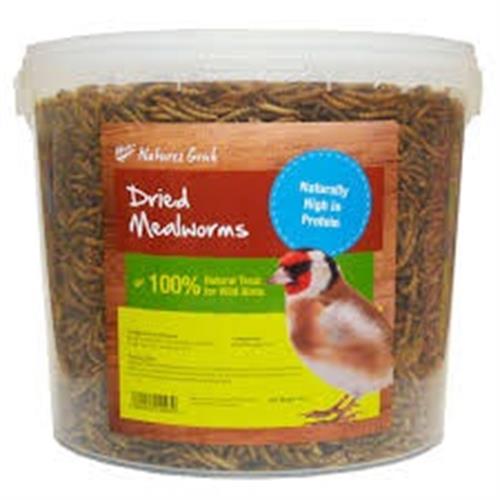 Love Wildlife Dried Mealworms Tub 800g Image 1
