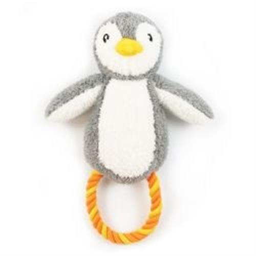 Happy Pet Pebble the Penguin Christmas Rope Toy 40cm Image 1