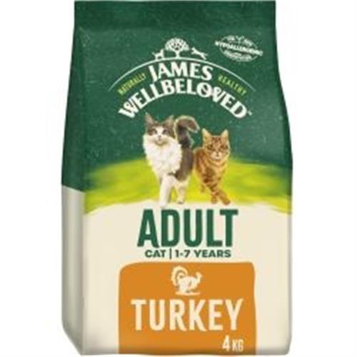 James Wellbeloved Adult Cat Turkey 4kg Image 1