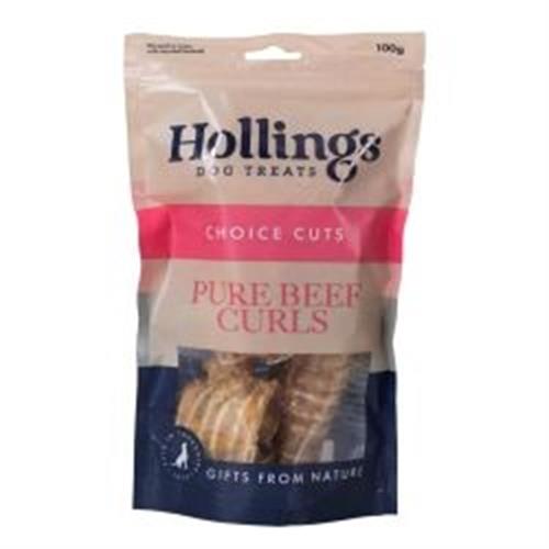 Hollings Pure Beef Curls 100g Image 1