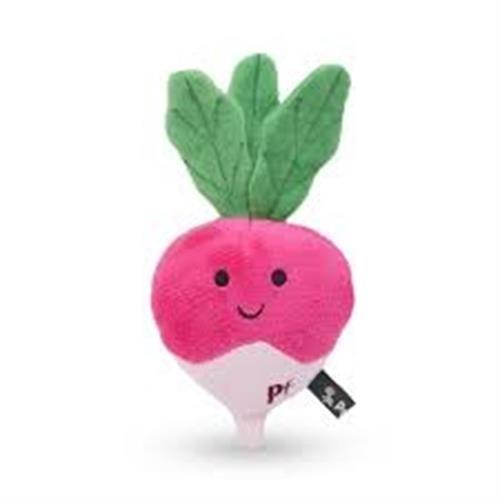 Petface Foodie Faces Rueban Radish Plush Dog Toy Image 1