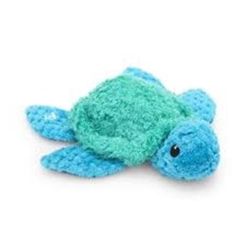 Little Petface Talulah Turtle Plush Dog Toy Image 1