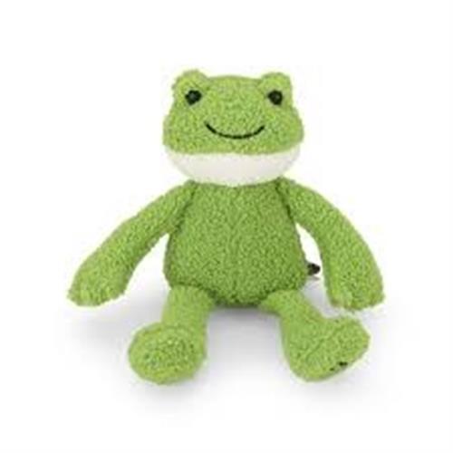 Little Petface Finlay Frog Plush Dog Toy Image 1
