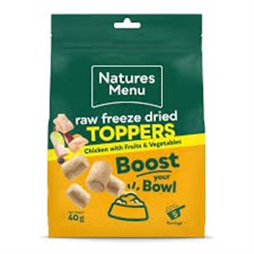 Natures Menu Raw Freeze Dried Toppers Chicken 40g Image 1