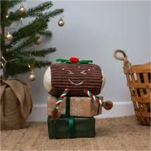 Ancol Ann Christmas Yule Log Dog Toy Image 1