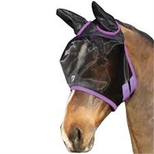 Hy Equestrian Fly Mask with Ears Medium Image 1