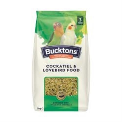 Bucktons Cockatiel & Lovebird Food 2kg Image 1