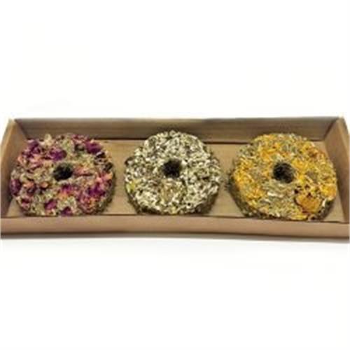 Natural Nibbles Flower Forage Donuts 3pk Image 1