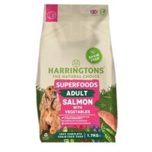Harringtons Adult Dog Complete Salmon & Veg 1.7kg Image 1