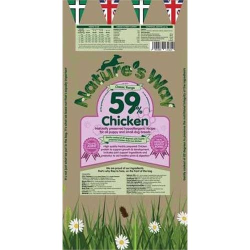 Natures Way Classic Puppy & Small Dog 59% Chicken 12kg Image 1